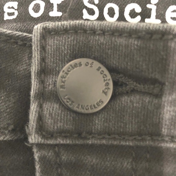 Articles of Society Black Denim Skinny Mid-rise size 28 - Picture 5 of 11